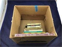 Box With Children's Books Like Treasure Island
