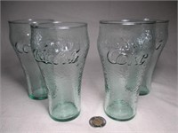 4 verres à Coke “pebbled”