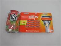 Un paquet de 12 cartouches neuf Gilette fusion 5