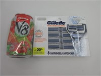 Un paquet de 8 cartouches Gilette Skinguard neuf