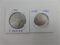 Lot de monnaie .5 1$ Canada valeur facial plus