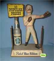 Early Pabst Blue Ribbon prize fighter display piec