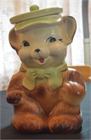 Vintage Bisque Bear Cookie Jar