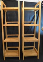 2 Bamboo Shelves