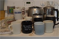 Vintage Kitchenware and Coffee Mugs