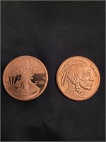 1 oz  Copper Coins