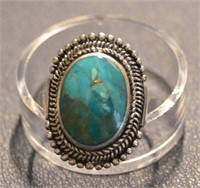 Sterling Thailand Turquoise Ring