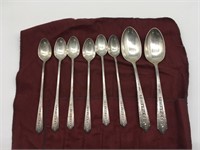 Lot Of 8 Wallace Sterling Silver Spoons