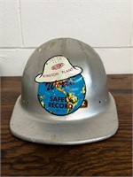 DuPont vintage metal tin safety helmet