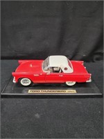 Die Cast Model 1955 Ford Thunderbird on Stand