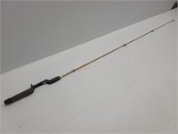 Vintage Fiberglass Fishing Pole with Cork Handle