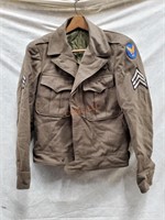 Vintage U S. Army Eisenhower Wool Waist Jacket