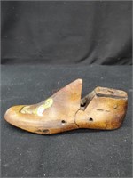Antique Painted Wooden Shoe Last