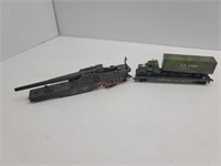 Pair of US Army HO Scale Train Cars