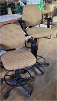 Adjustable Height Office/Bar Chairs