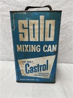 Castrol Solo 1 gallon mixing can