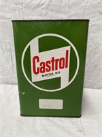 Castrol 1 gallon oil tin