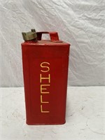 Shell embossed  2 gallon running board tin