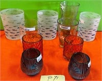 43 - NEW WMC LOT OF CANDLE HOLDERS & CUPS (P71)