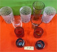 43 - NEW WMC LOT OF CANDLE HOLDERS & CUPS (P71)