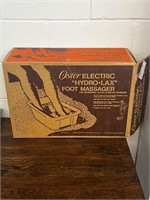 Vintage oster electric foot massager in box