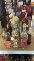 ASSORTMENT OF ADVERTISING BOTTLES INCLUDES