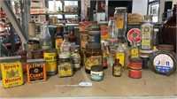 QTY OF ADVERTISING JARS AND BOTTLES