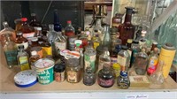 QTY OF ADVERTISING JARS AND BOTTLES