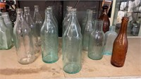 QTY OF AUSTRALIAN CROWN SEAL & OTHER ADV. BOTTLES