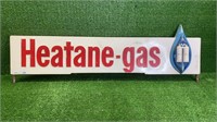 HEATANE-GAS ADVERTISING DOUBLE SIDED SHOP SIGN