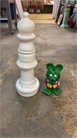 COLLECTABLE RATFINK MASCOT (31CM HIGH) AND