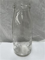 Genuine Mobiloil embossed quart oil bottle