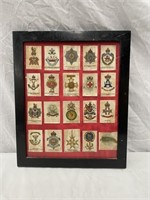 Military patches framed