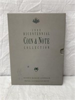 1988 Bicentennial Coin & Note Collection Folder