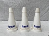 3l Valvoline plastic oil bottle tops & caps