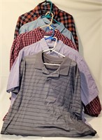 5 Men's XXL Dress Shirts - Croft & Barrow