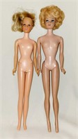 1962 Midas Barbie Doll & 1965 Francie? Barbie Doll