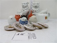 14 ASSORTED PORCELAIN PIECES - SEE LIST BELOW