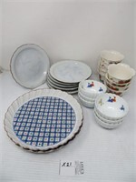 ASSORTED PORCELAIN PIECES - SEE LIST BELOW