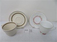 2 CUP & SAUCER 12 PC & 6 PC SETS - SEE LIST BELOW