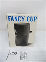 13 PORCELAIN WHITE FANCY CUPS - ASSORTED STYLES