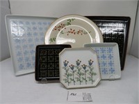 SAUCERS - PLATES - ASSORTED PIECES - SEE LIST BELW