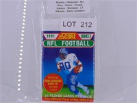 Score 1991 Series 2 NFL Football 16 player card pa