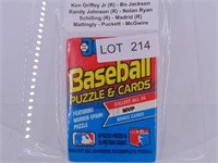 DonRuss Baseball Puzzle & Cards 3 puzzle pieces an
