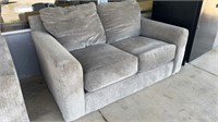 Grey loveseat