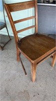 Wood chair/ needs some love