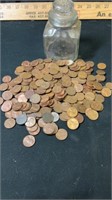 Jar of pennies