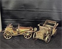 Tin Look Antique Cars - One a Music Box