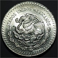 1984 MEXICO LIBERTAD - GEM BU .999 1 OZT AG