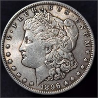 1896 Morgan Dollar - Sharp AU/BU